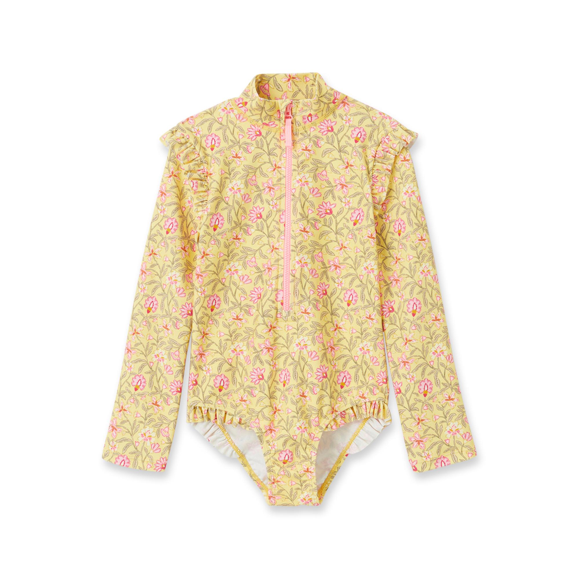 Image of Badeshirt Mit Uv-schutz, Langarm Unisex Gelb 6A