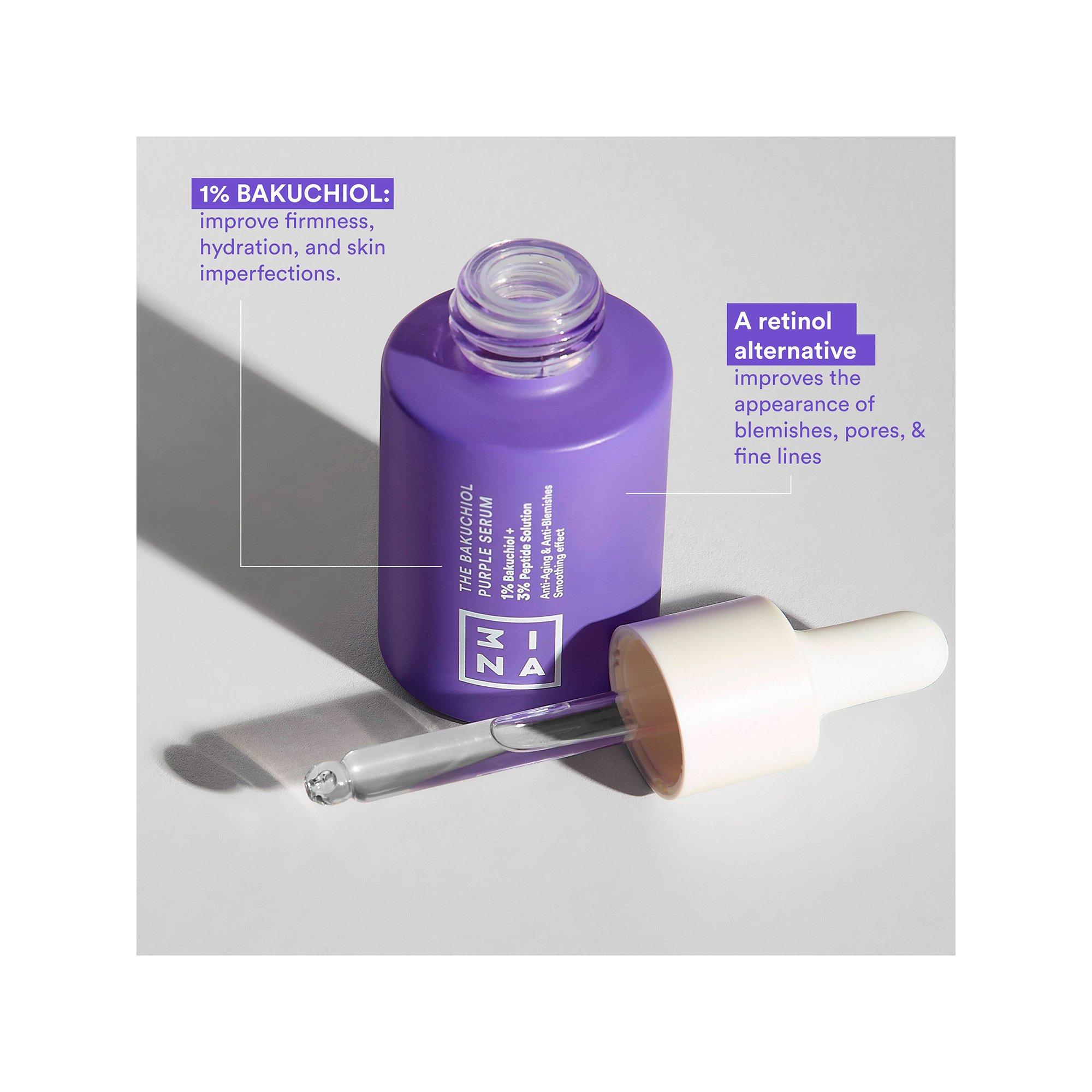 3INA  The Bakuchiol Purple Serum 