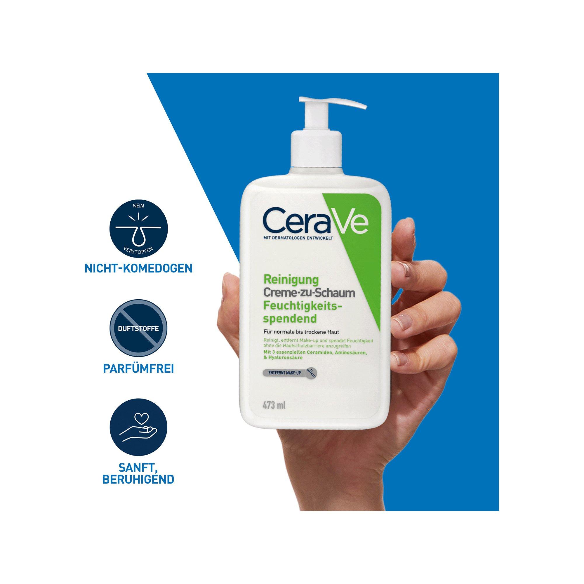 CeraVe Creme-zu-Schaum Reinigung Disp Creme-zu-Schaum Reinigung Disp 