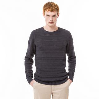 Manor Man Häkel Regular Fit Rundhals Pullover  