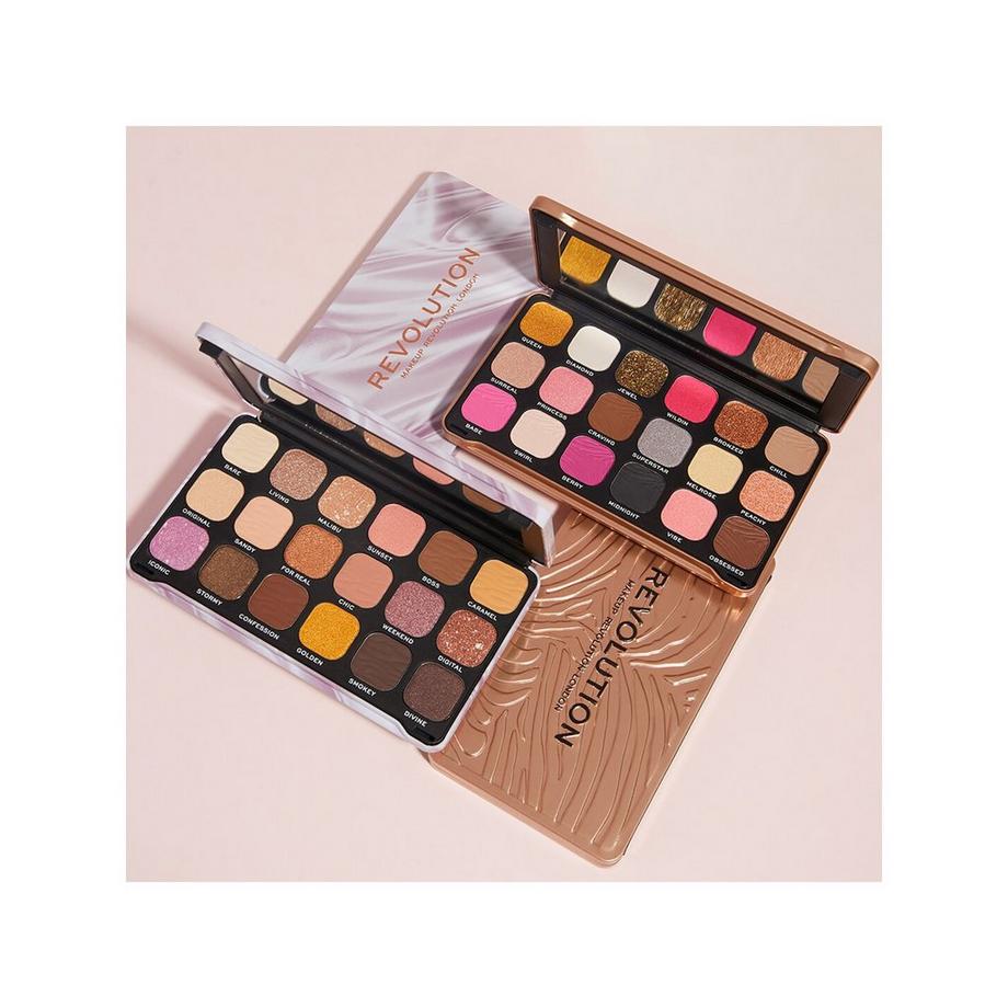 Revolution  Forever Flawless Shadow Palette Nude Silk, palette di ombretti 
