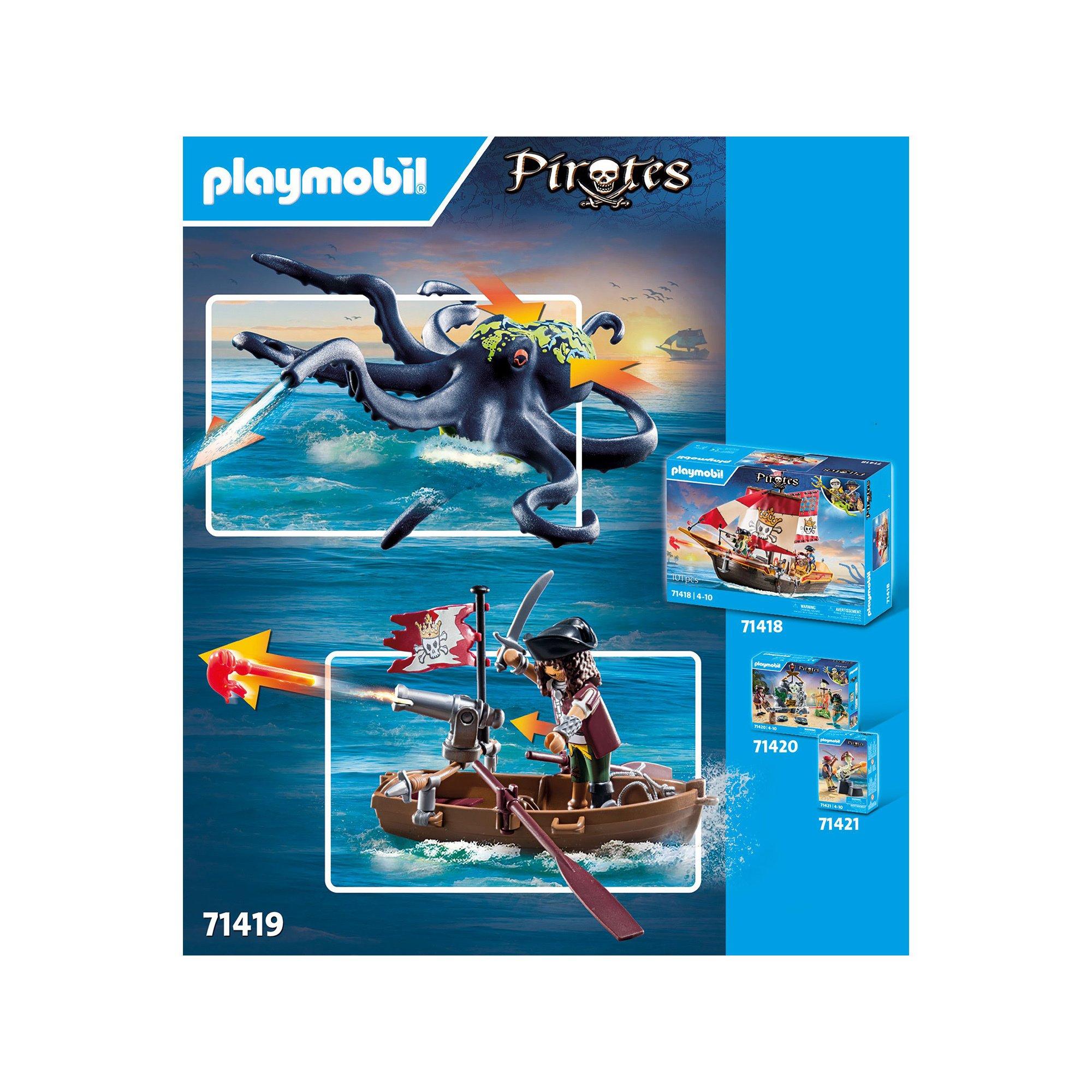 Playmobil  71419 Pirate avec pieuvre 