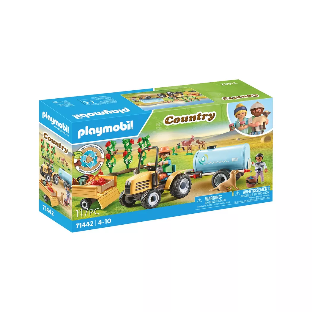 Playmobil - 71442 Traktor mit Anhänger, Multicolor