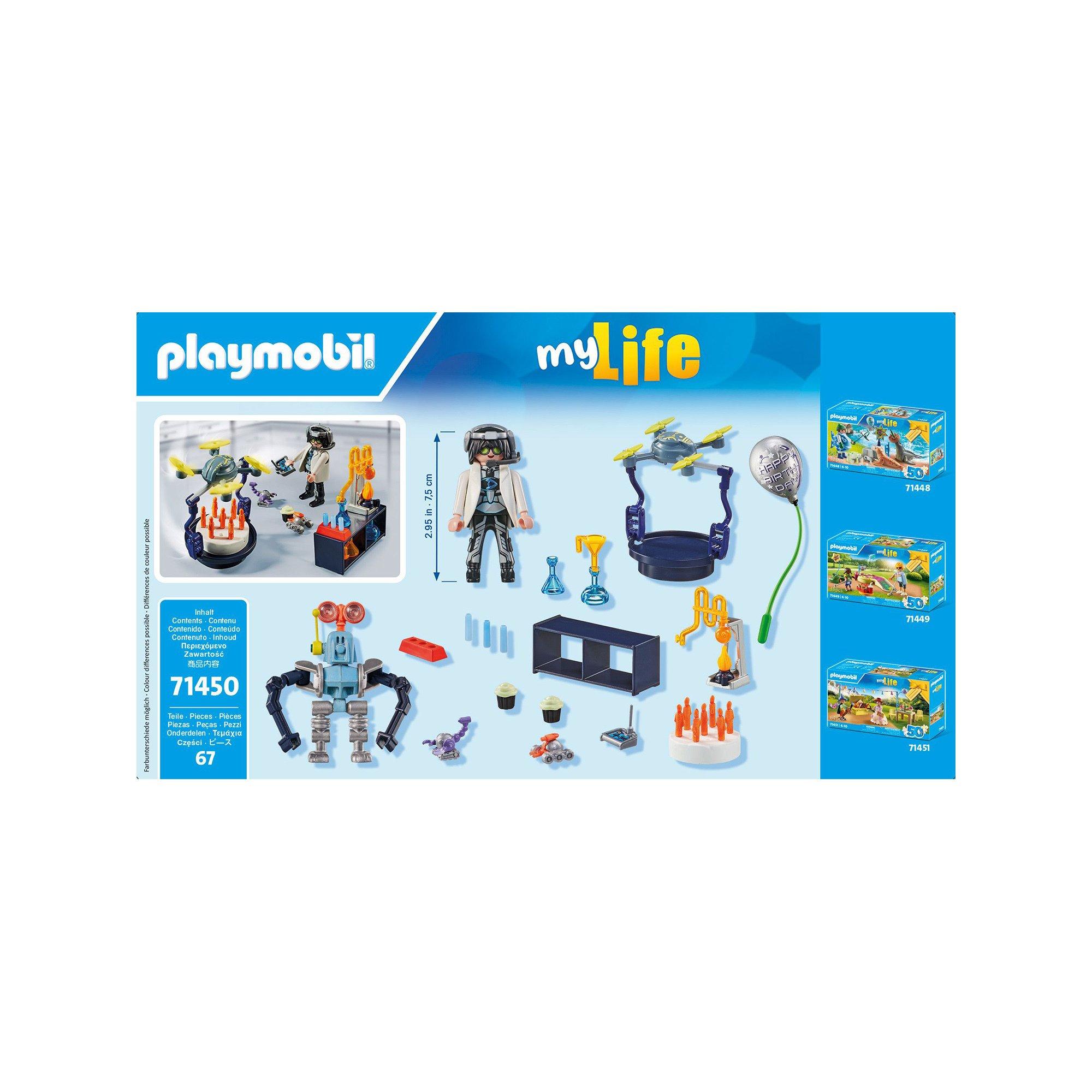 Playmobil  71450 Scienziato con robot 