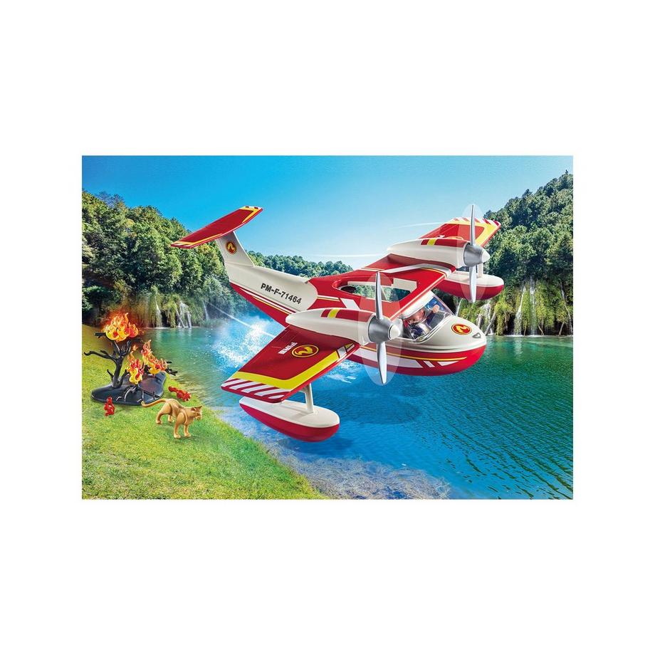 Playmobil  71463 Hydravion avec pompier 