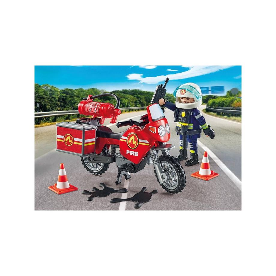 Playmobil  71466 Feuerwehrmotorrad 