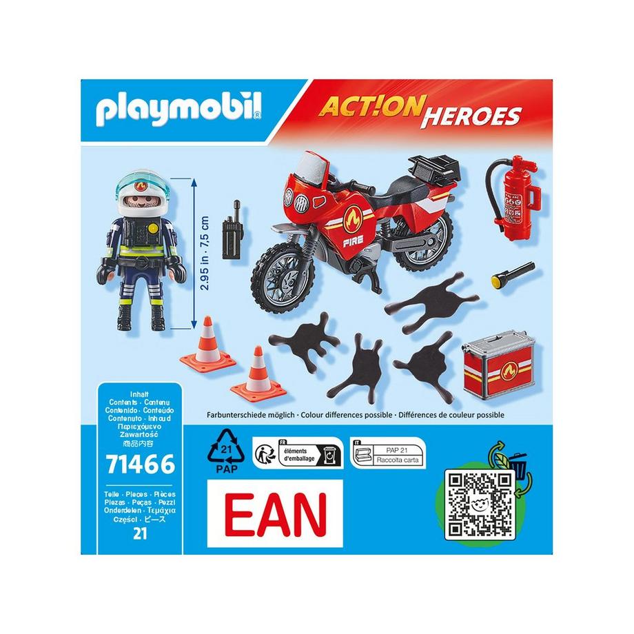 Playmobil  71466 Feuerwehrmotorrad 