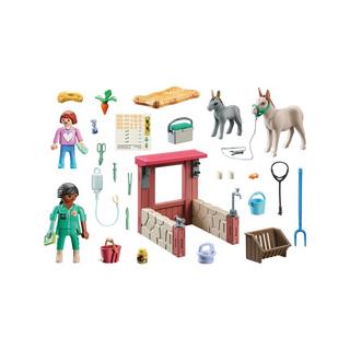 Playmobil  71471 Tierarzteinsatz bei den Eseln 