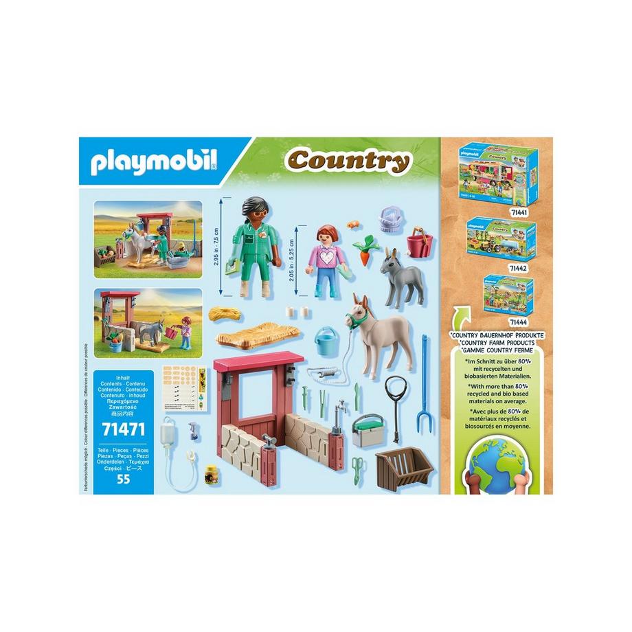 Playmobil  71471 Vétérinaire avec animaux 