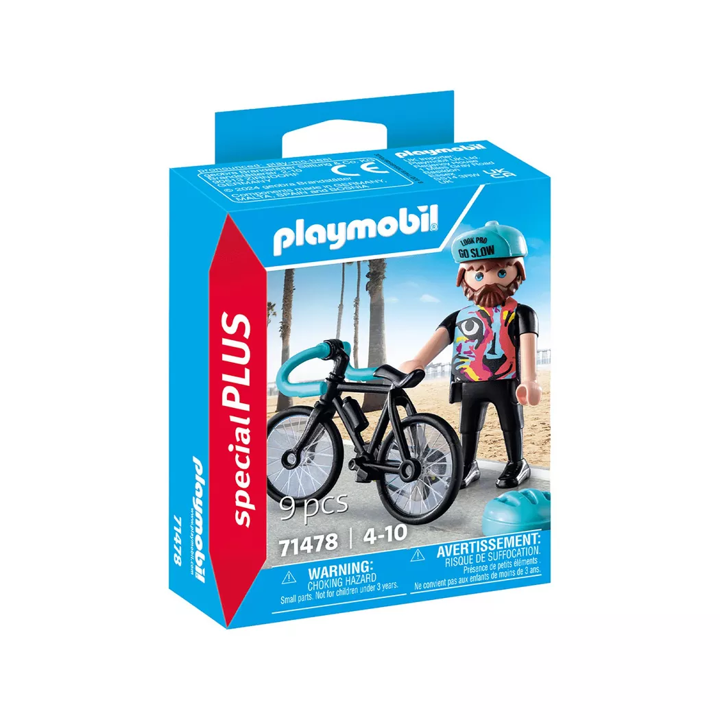 Playmobil - 71478 Rennradfahrer Paul, Multicolor