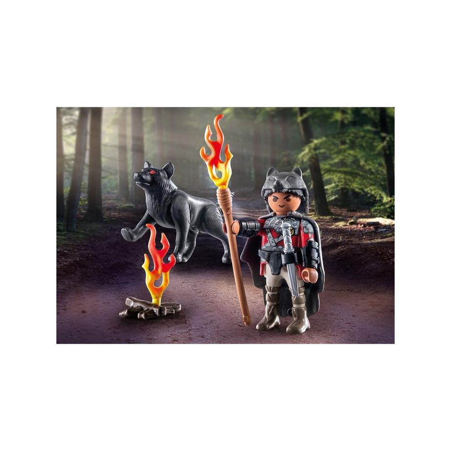 Playmobil  71482 Krieger mit Wolf 