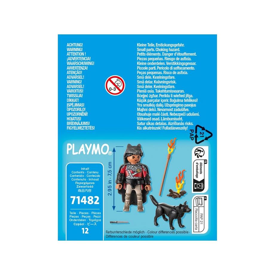 Playmobil  71482 Krieger mit Wolf 