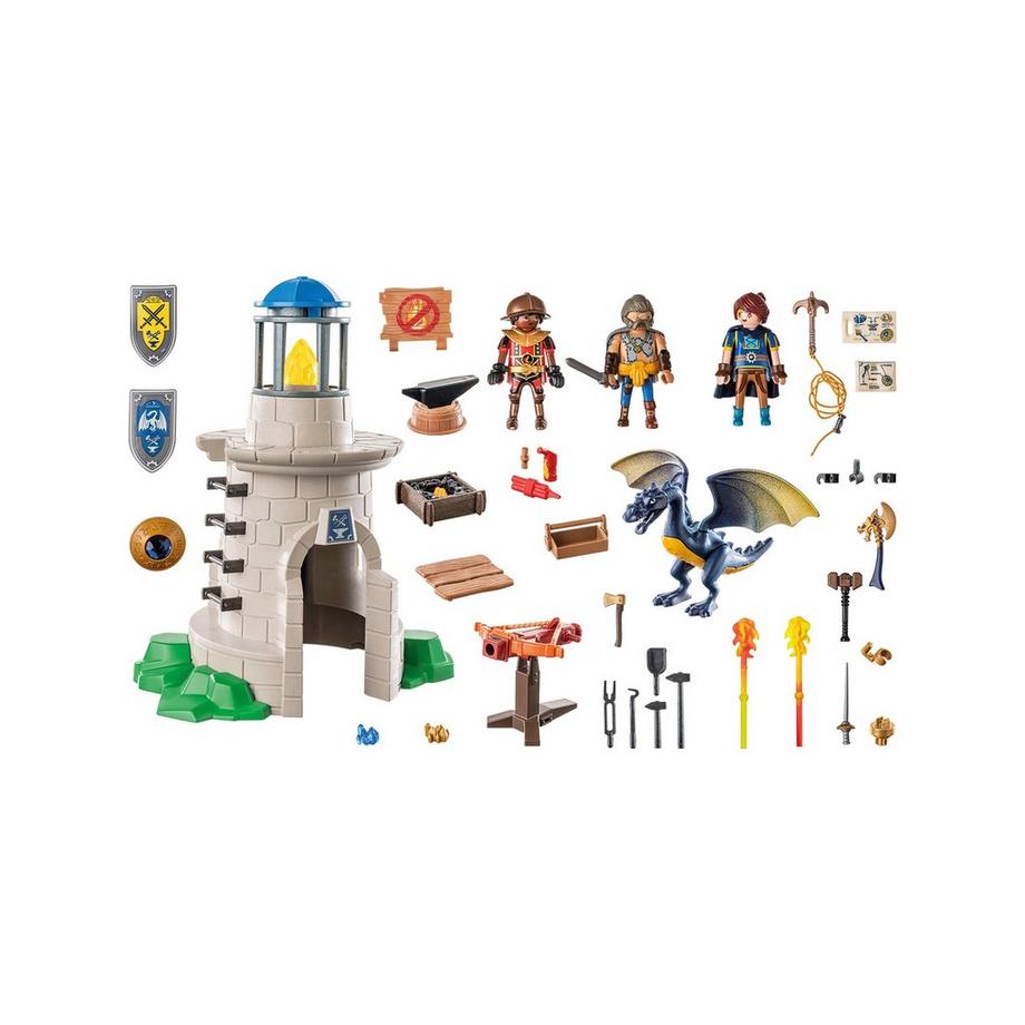 Playmobil  71483 Ritterturm mit Schmied und Drache 