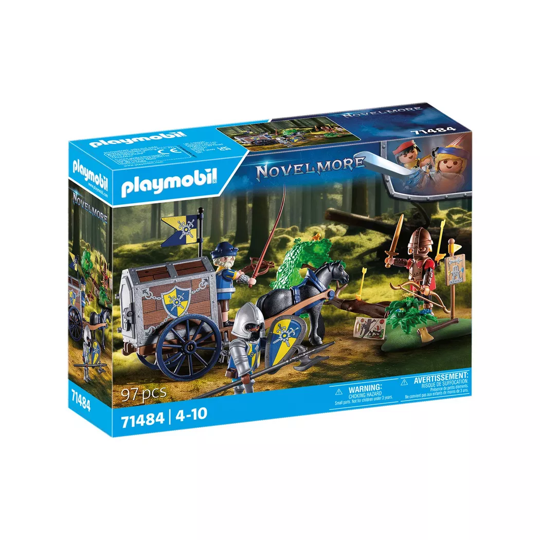 Playmobil - 71484 Überfall Transportwagen, Multicolor