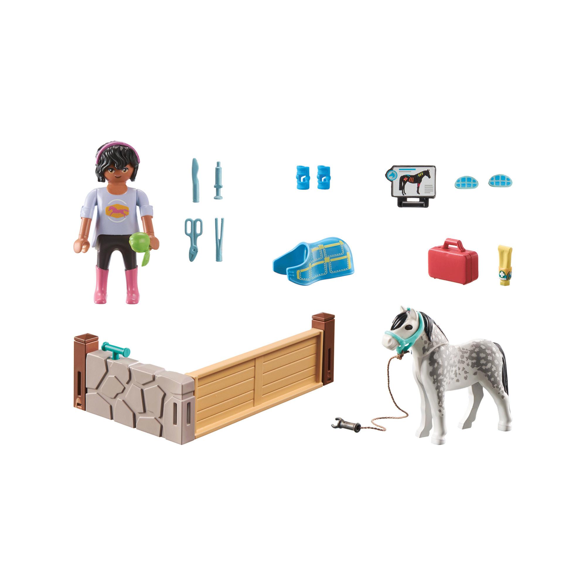 Playmobil  71497 Thérapeute et cheval 