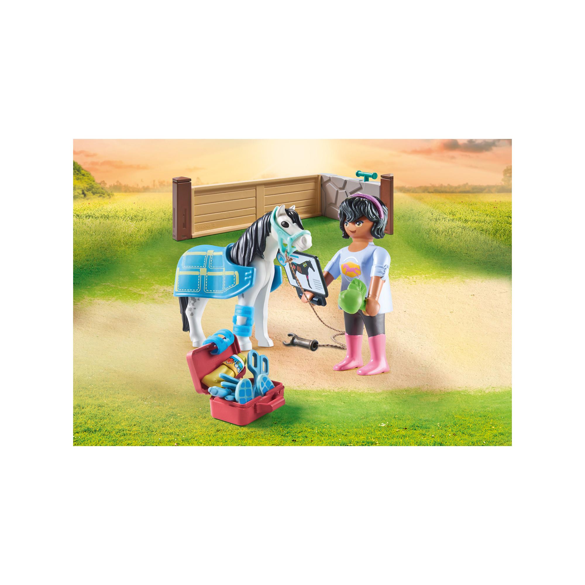 Playmobil  71497 Thérapeute et cheval 