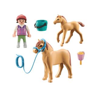 Playmobil  71498 Kind mit Pony und Fohlen 