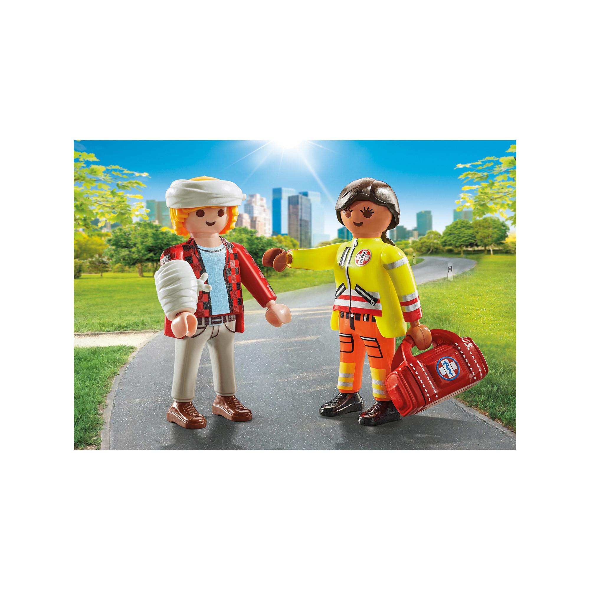 Playmobil  71506 Sanitäterin mit Patient 