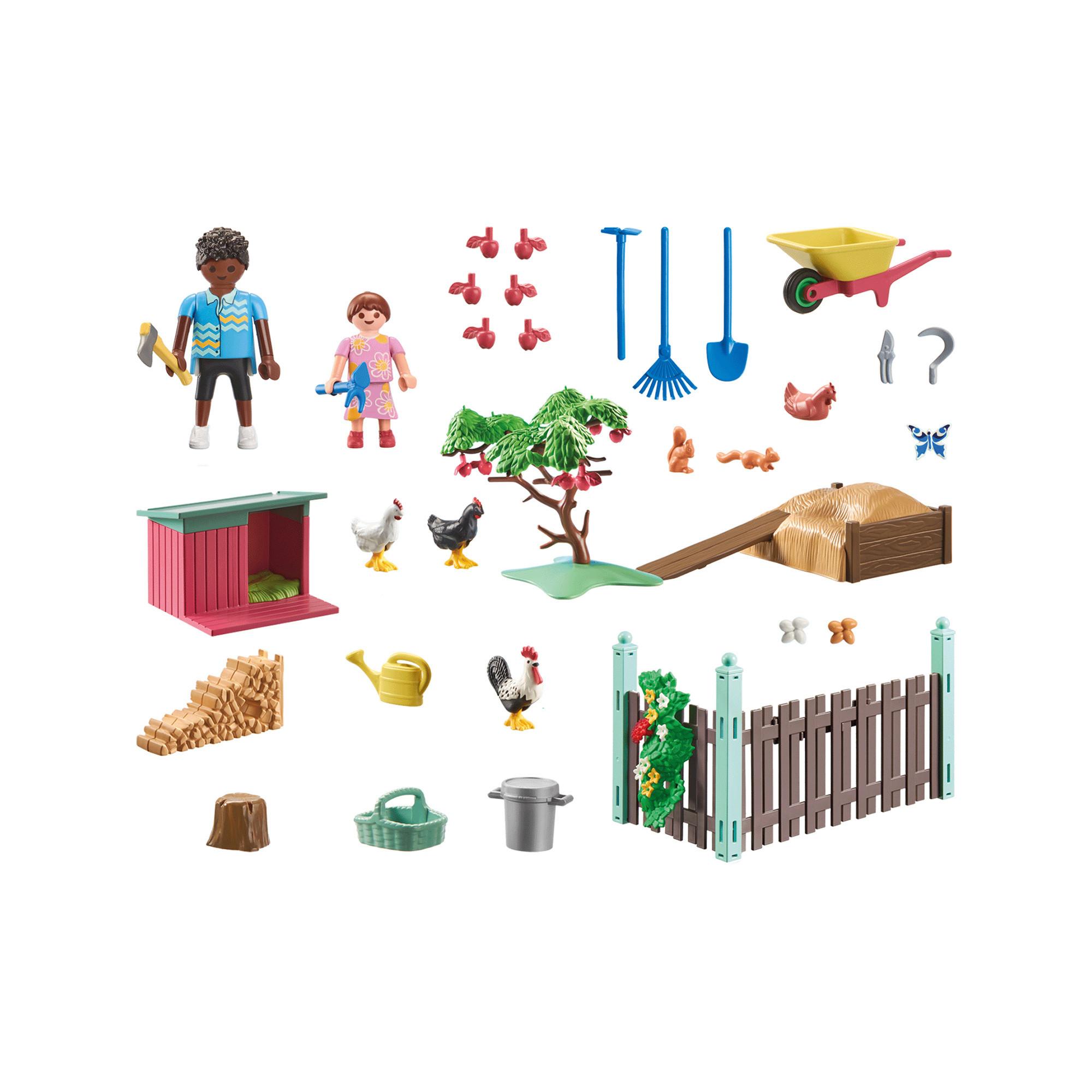 Playmobil  71510 Poulailler et jardin 