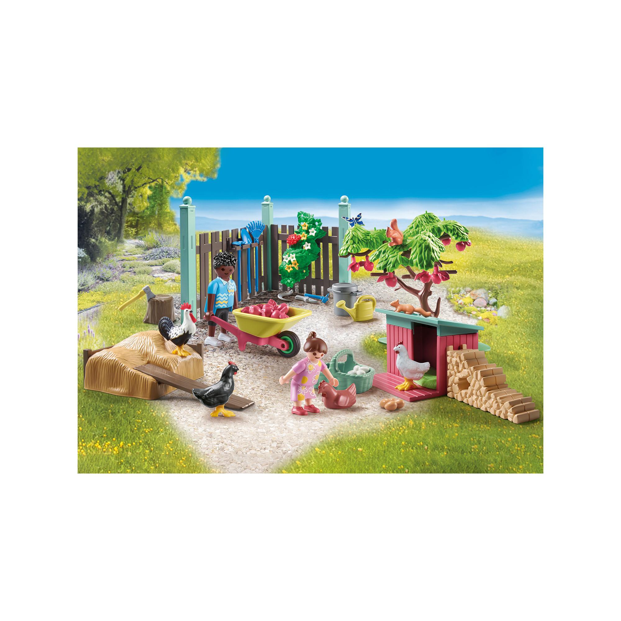Playmobil  71510 Kleine Hühnerfarm im Tiny Haus Garten 