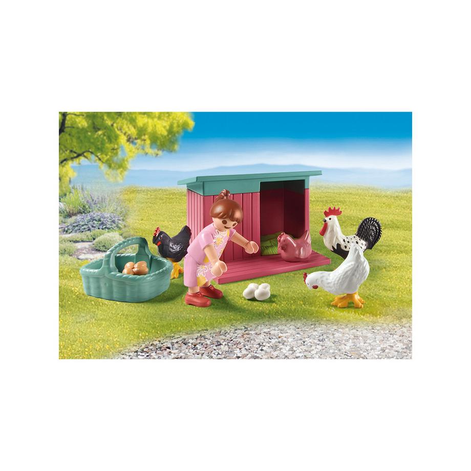 Playmobil  71510 Poulailler et jardin 