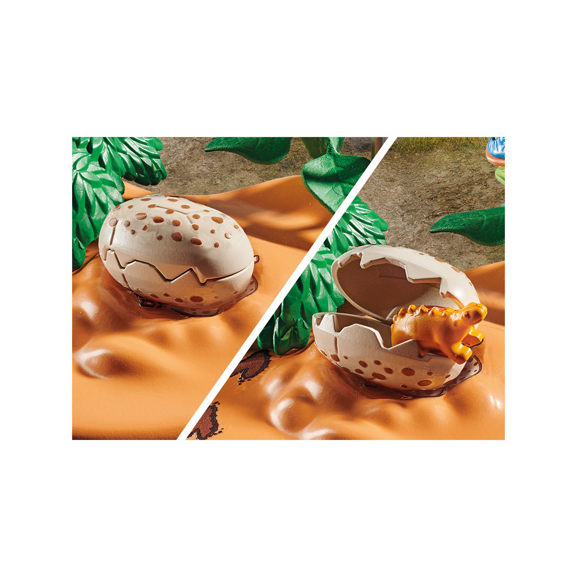 Playmobil  71526 Stegosaurus-Nest mit Eierdieb 