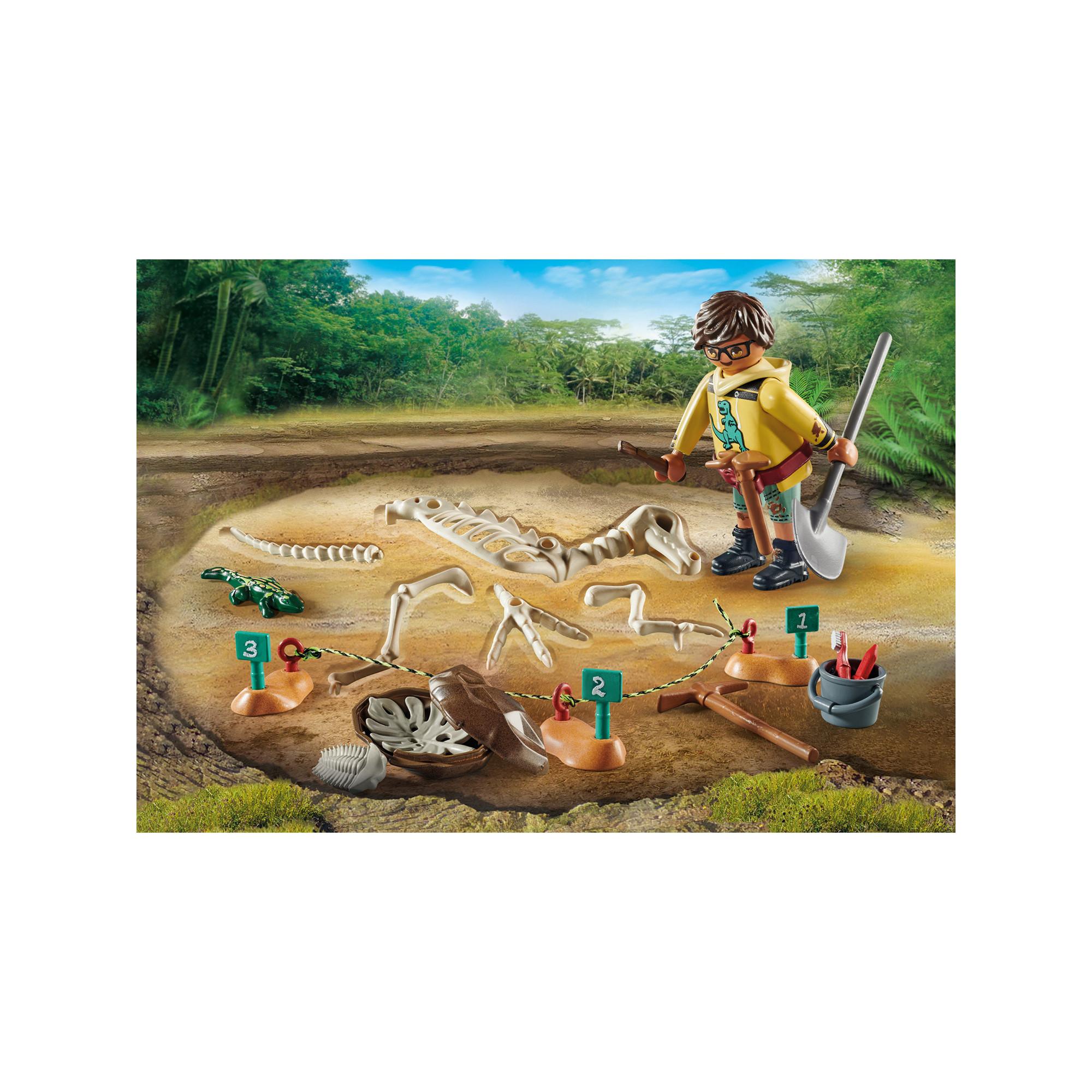 Playmobil  71527 Ausgrabungsstätte mit Dino-Skelett 