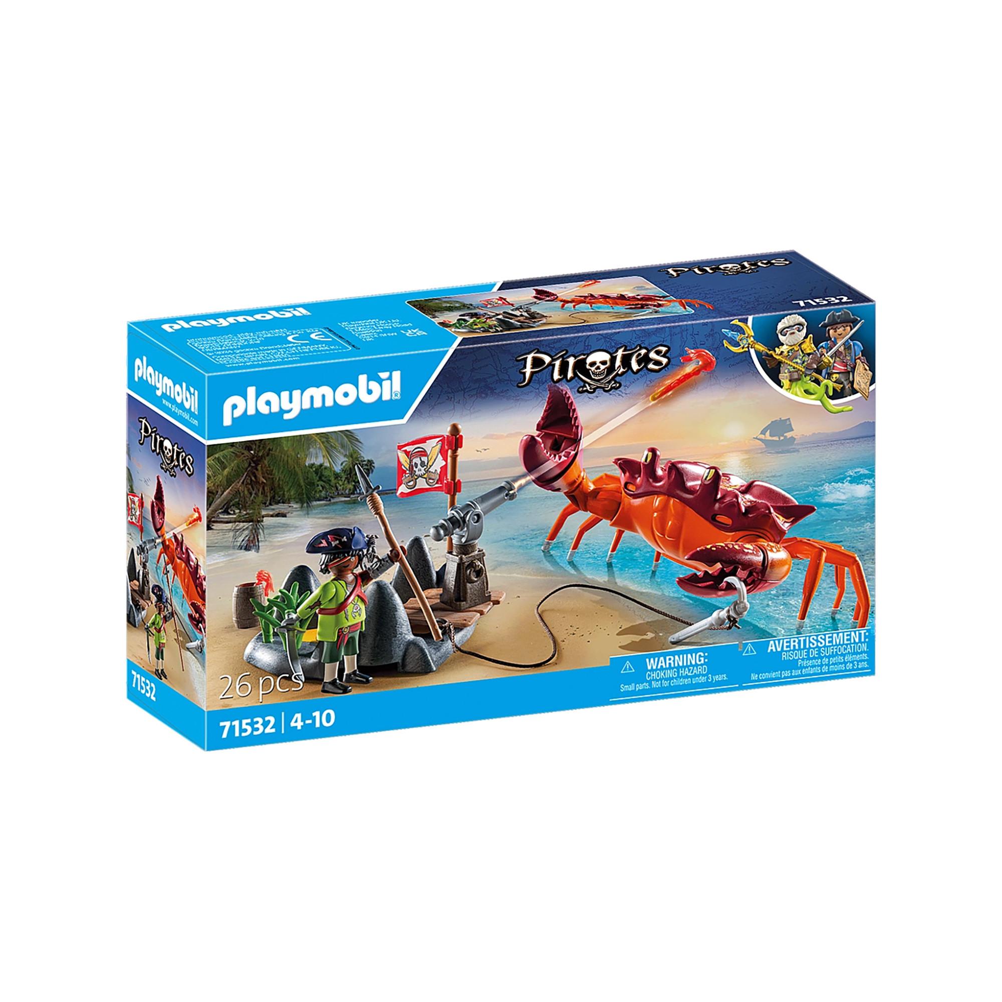 Playmobil  71532 Pirate et crabe géant 