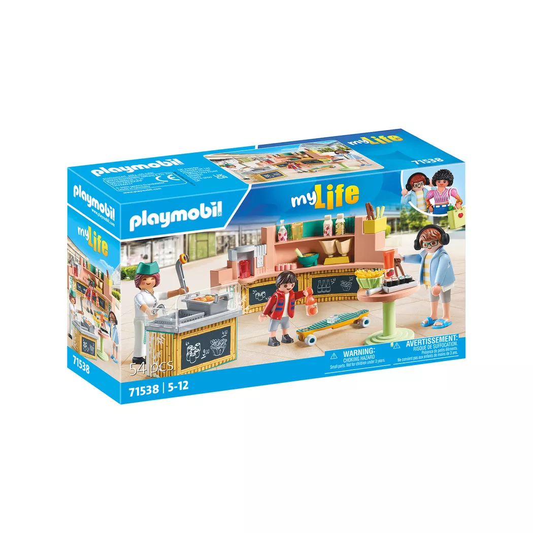 Playmobil cantina (71538) My life con 3 figuras incluidas en el restaurante