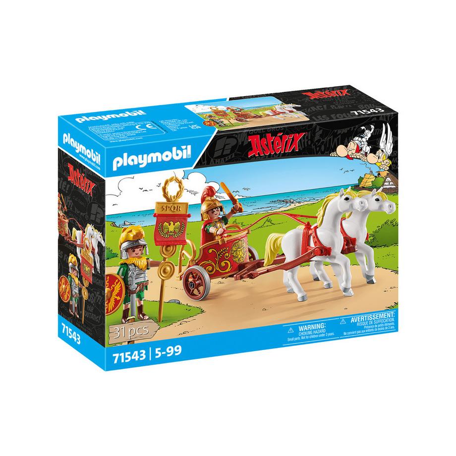 71543 Asterix: Char romain et chevaux