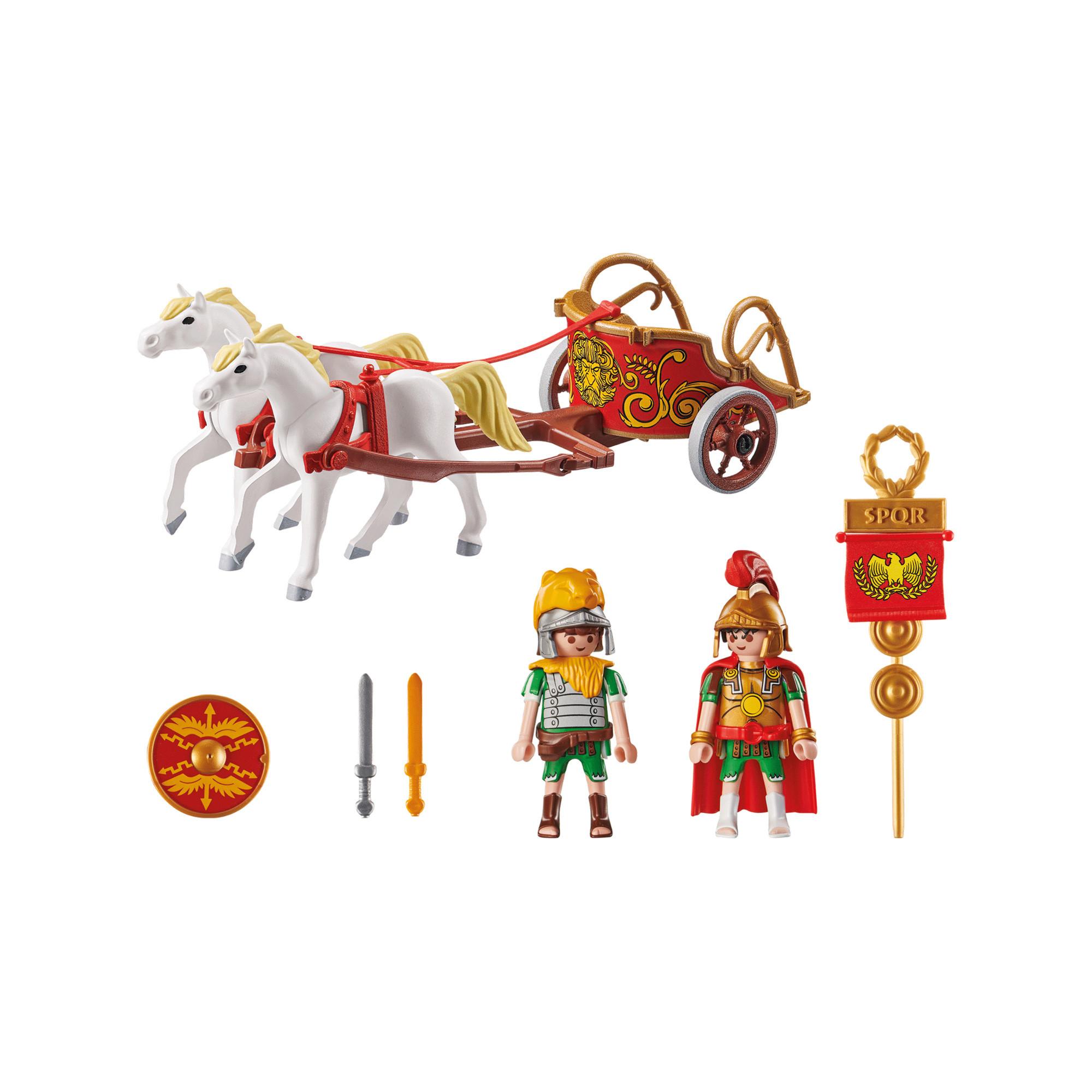 Playmobil  71543 Asterix: Char romain et chevaux 