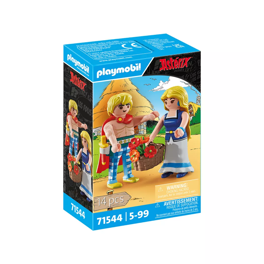 Playmobil - 71544 Asterix: Tragicomix und Falbala, Multicolor