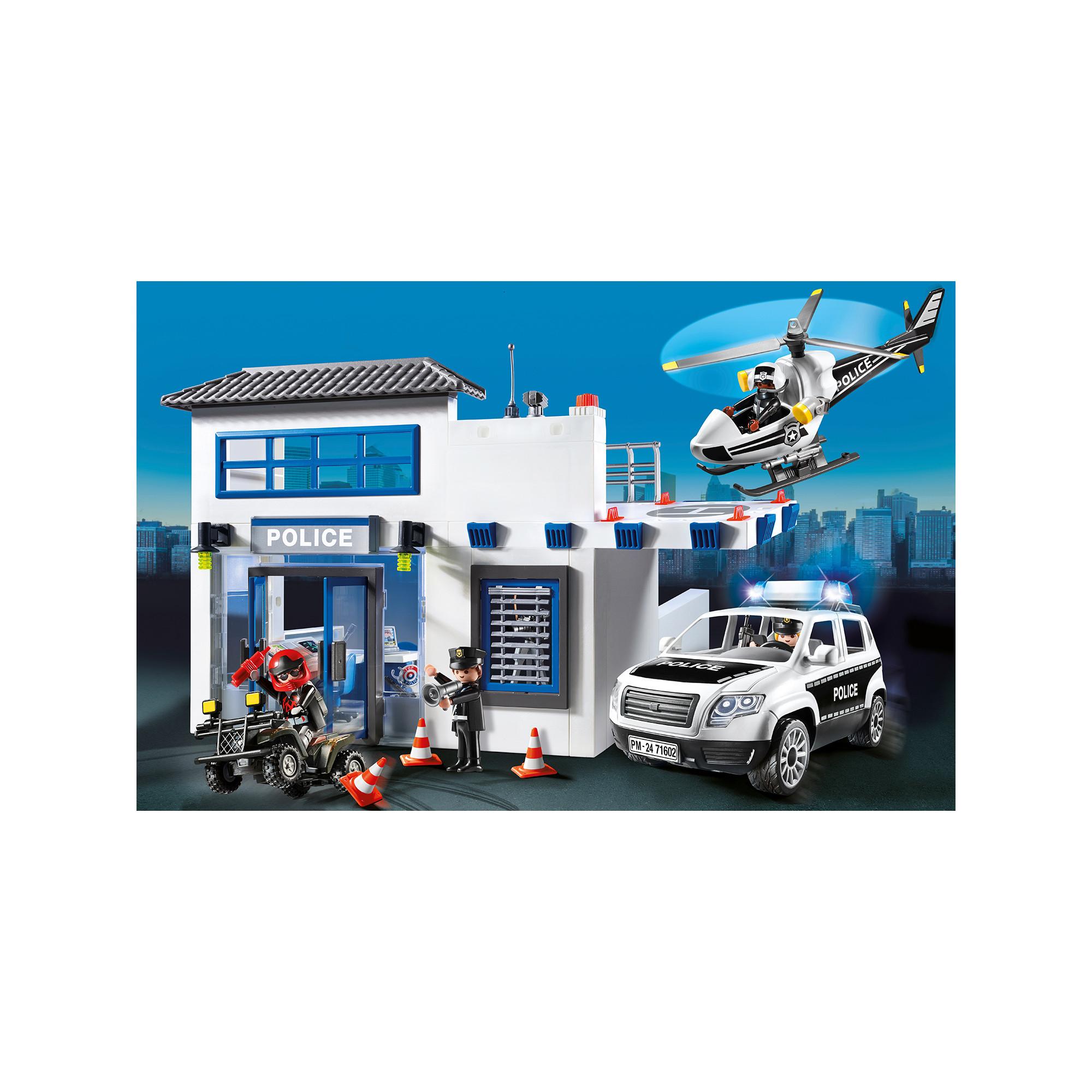 Playmobil  71602 Poste de police et véhicules 