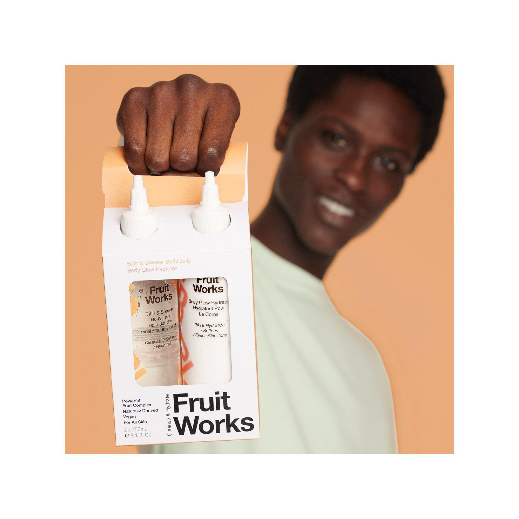 Fruit Works  Duo de soins corporels aux acides de fruits AHA 