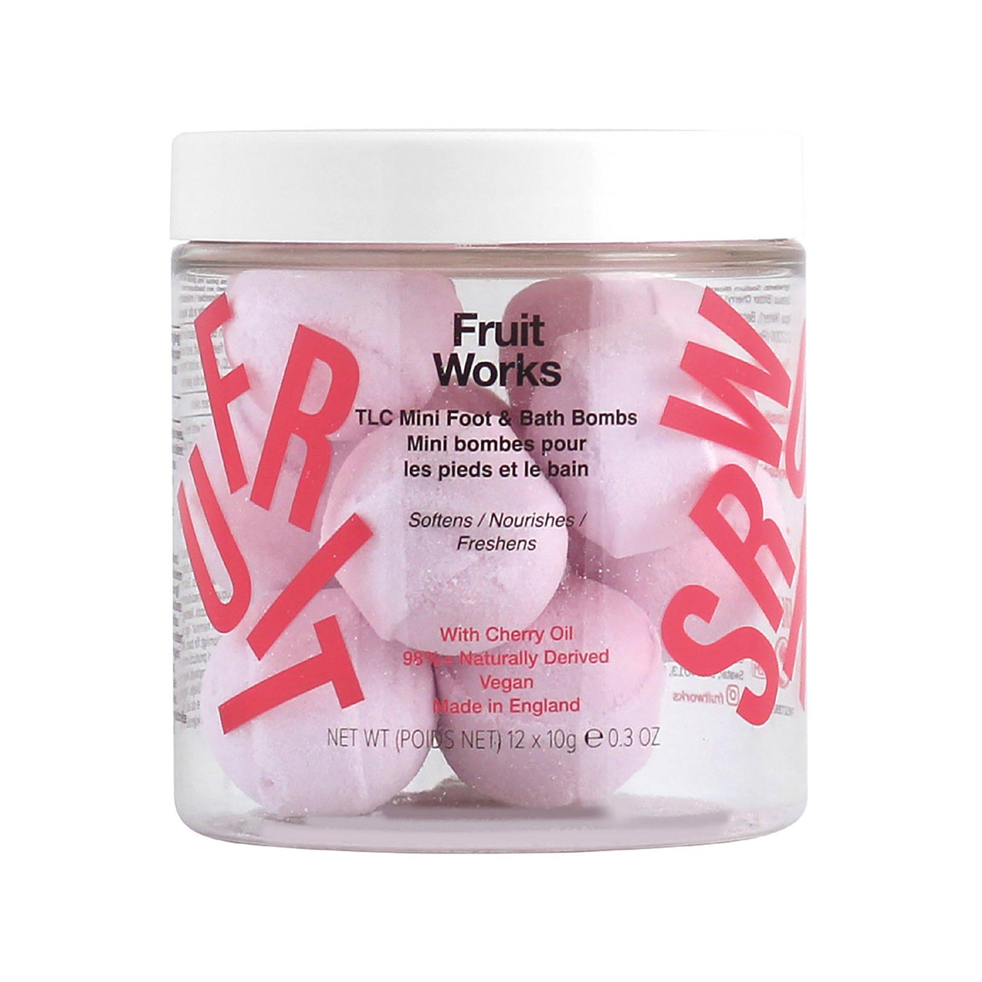 Image of Mini Foot Und Badebomben Mit Kirschblütenöl Damen 12x10g