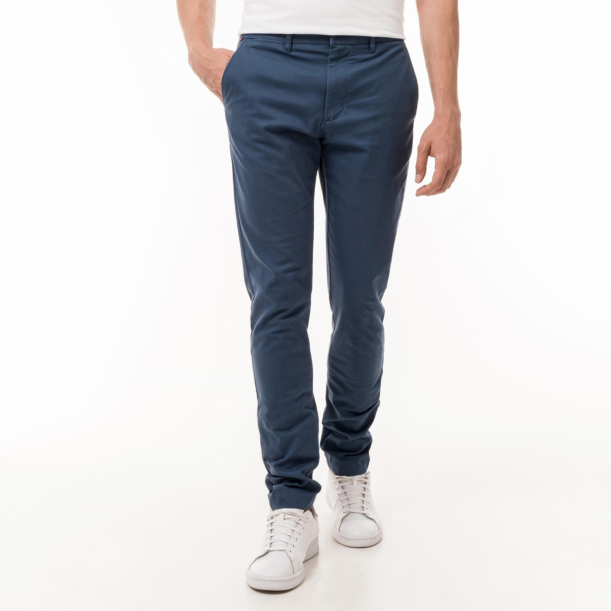 Image of Chinohose, Regular Fit Herren Petroleumblau L32/W32