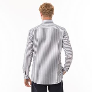 TOMMY HILFIGER Natural Soft Poplin Gestreiftes Regular Fit Hemd  