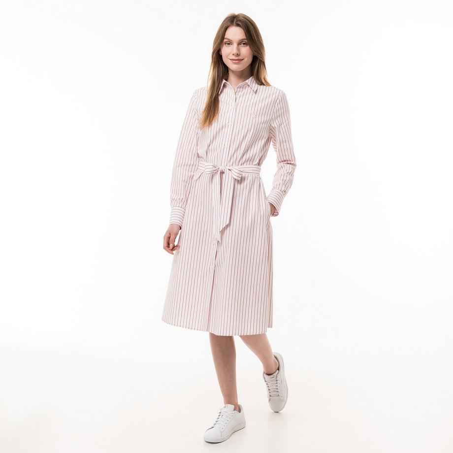 TOMMY HILFIGER Robe Chemise Rayée Regular Fit  