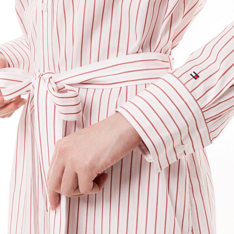 TOMMY HILFIGER Robe Chemise Rayée Regular Fit  