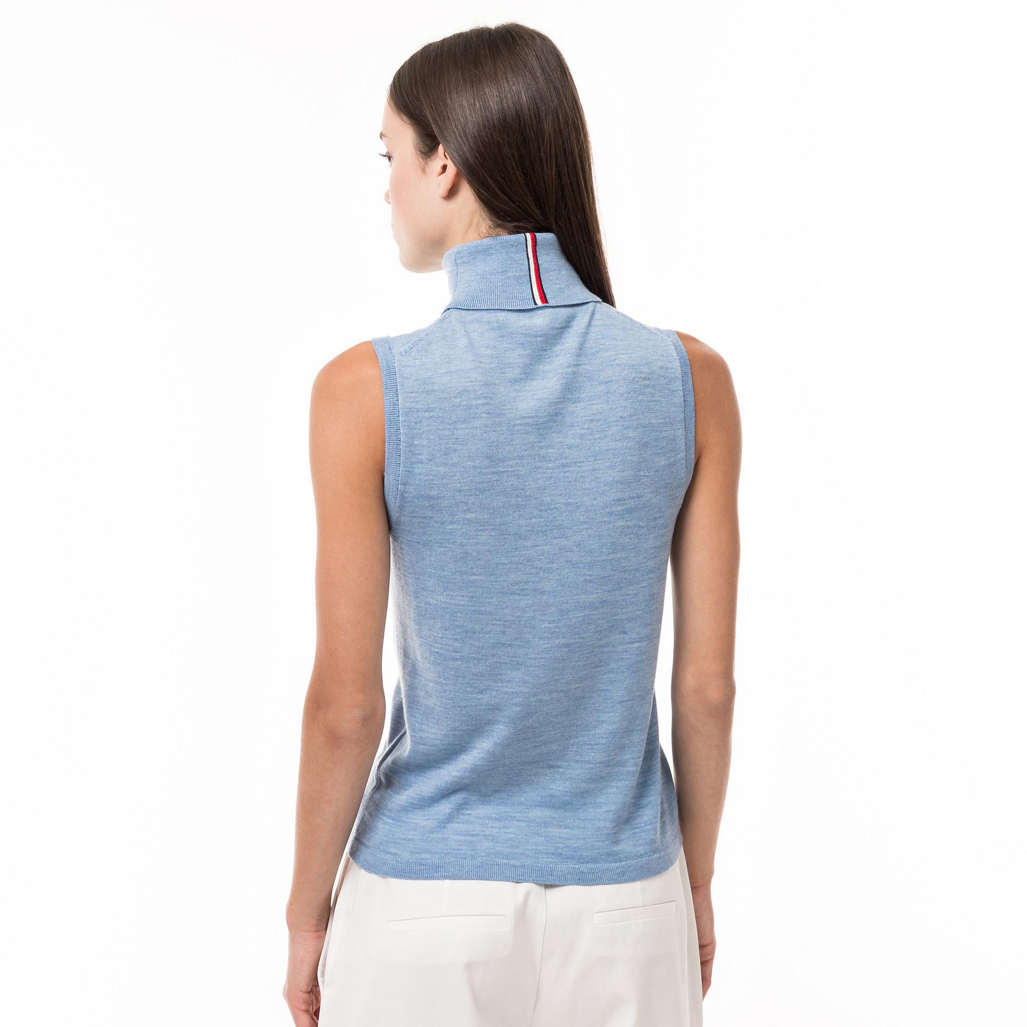 TOMMY HILFIGER Pull Col Roulé Sans Manches  