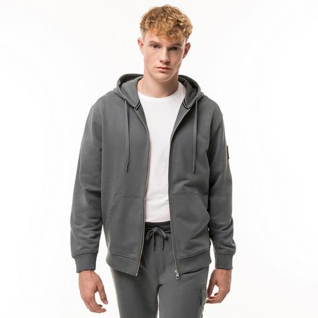 Calvin Klein Jeans BADGE ZIP THROUGH HOODIE Sweat zippé à capuche 