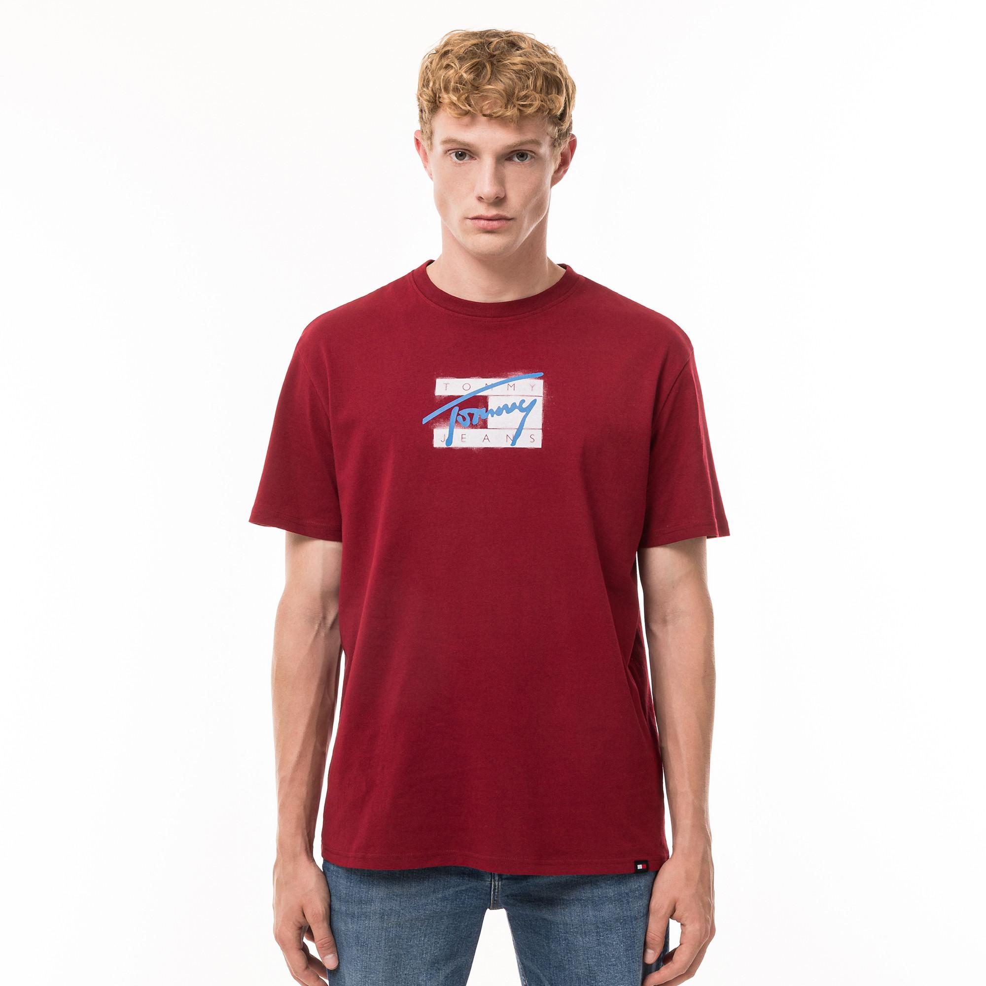 TOMMY JEANS TJM REG STREET SIG FLAG TEE EXT T-shirt 