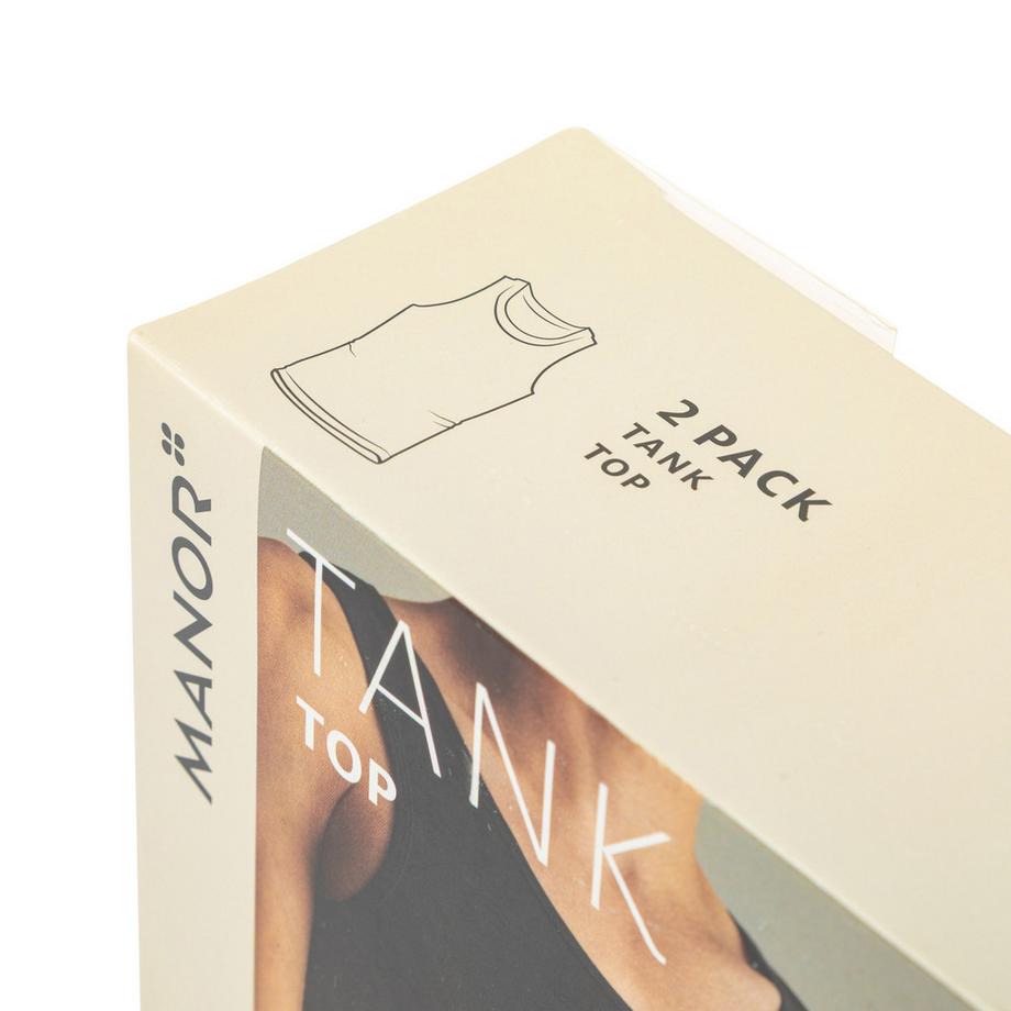 Manor Man Tank Top Duopack ärmellos  