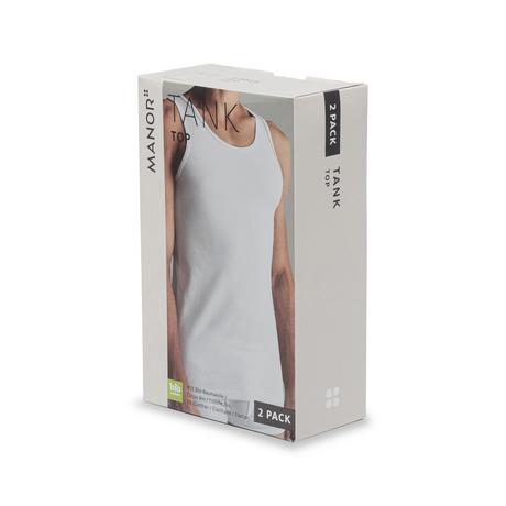 Manor Man Lot de 2 débardeurs sans manches  