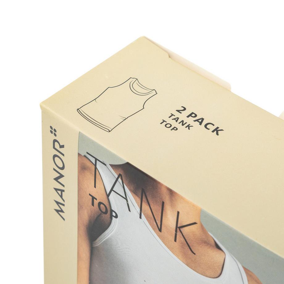 Manor Man Tank Top Duopack sans manches  