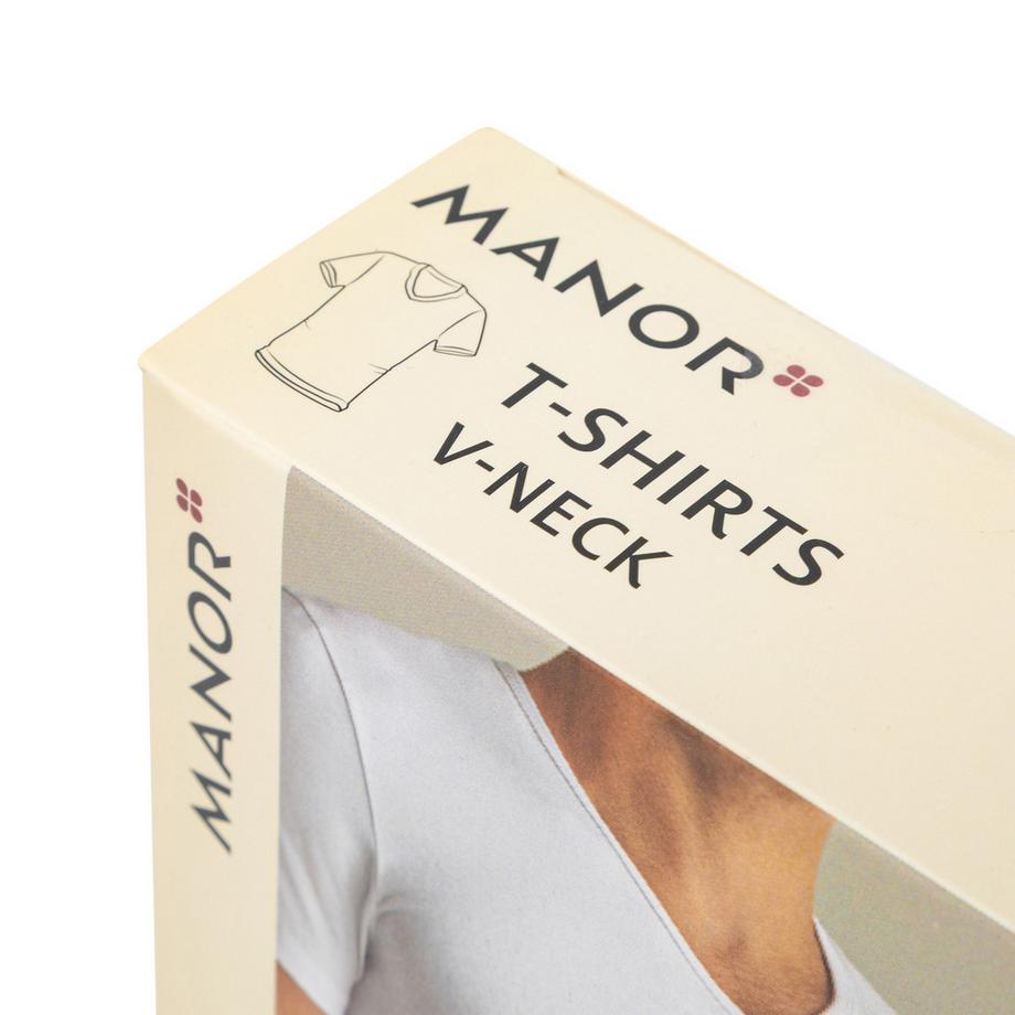 Manor Man Duopack T-shirt Scollo a V Maniche Corte  
