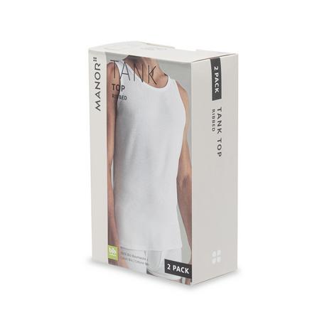 Manor Man Canotta a costine Confezione da 2  