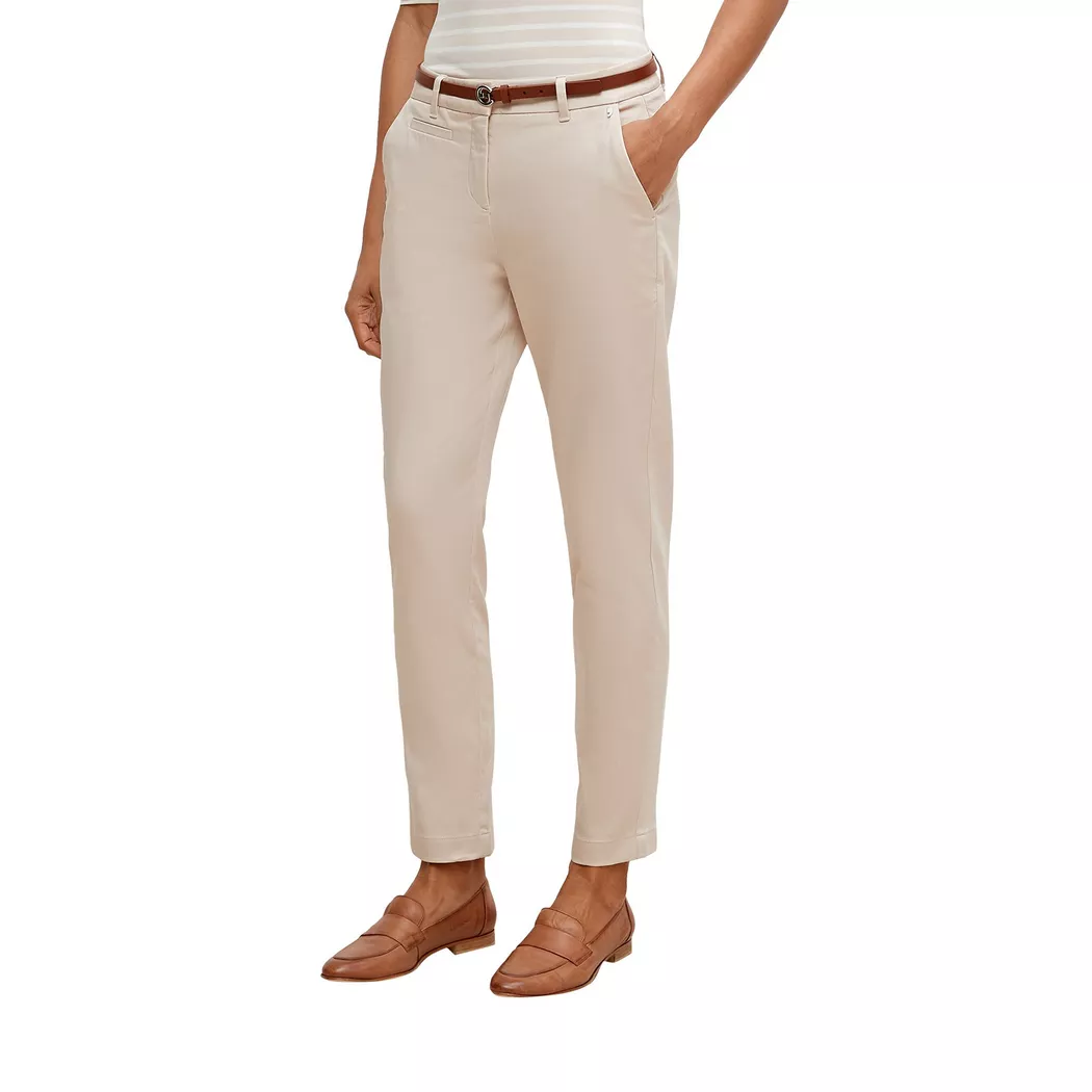 COMMA Chino 7/8  beige   40 damen