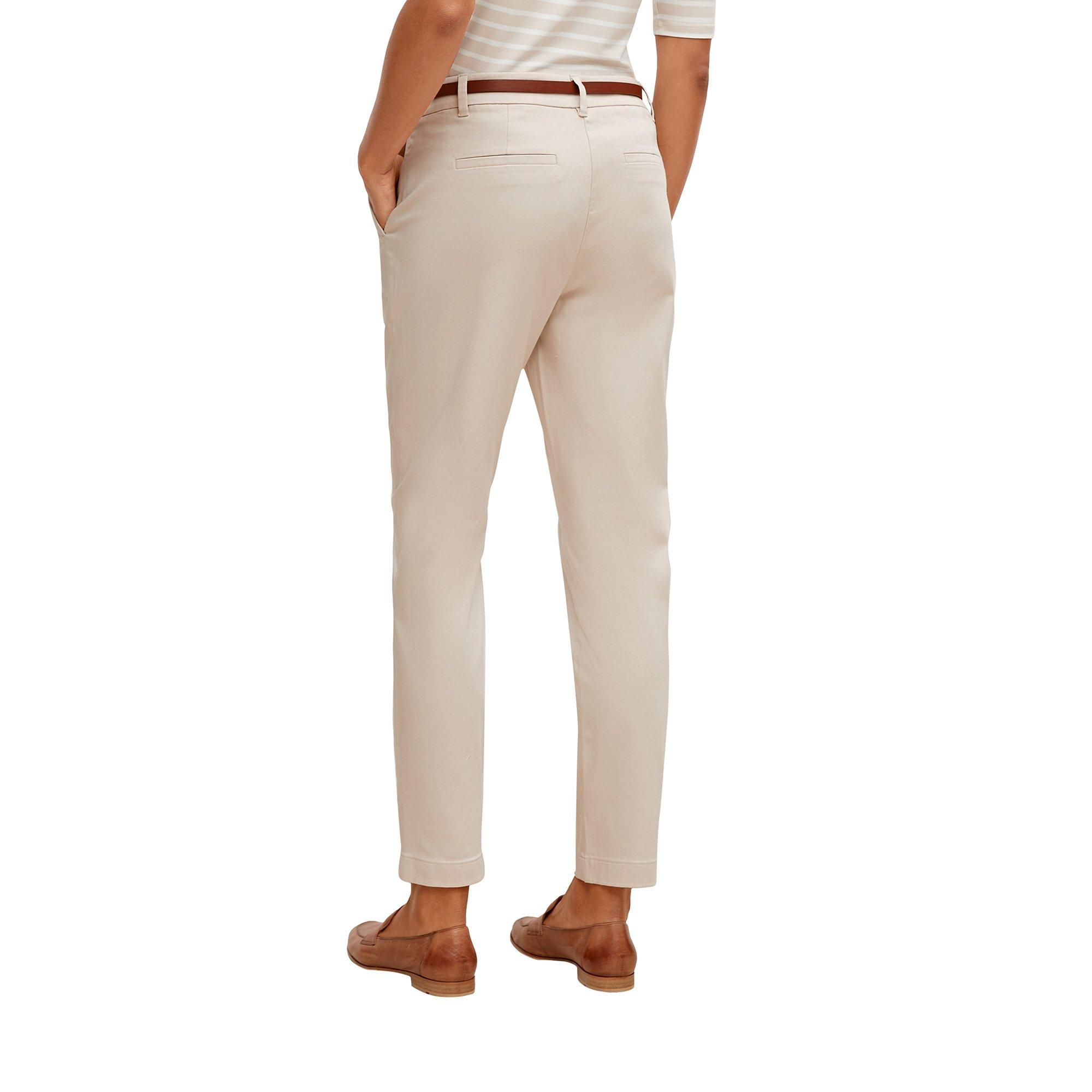 Comma Pantalon Tapered Slim Fit avec Ceinture  