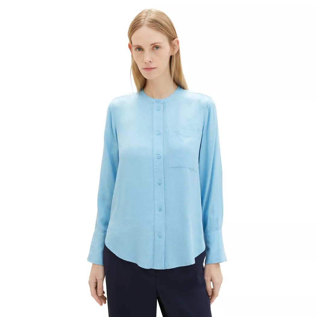 Tom Tailor - Bluse, für Damen, Hellblau, Größe 36